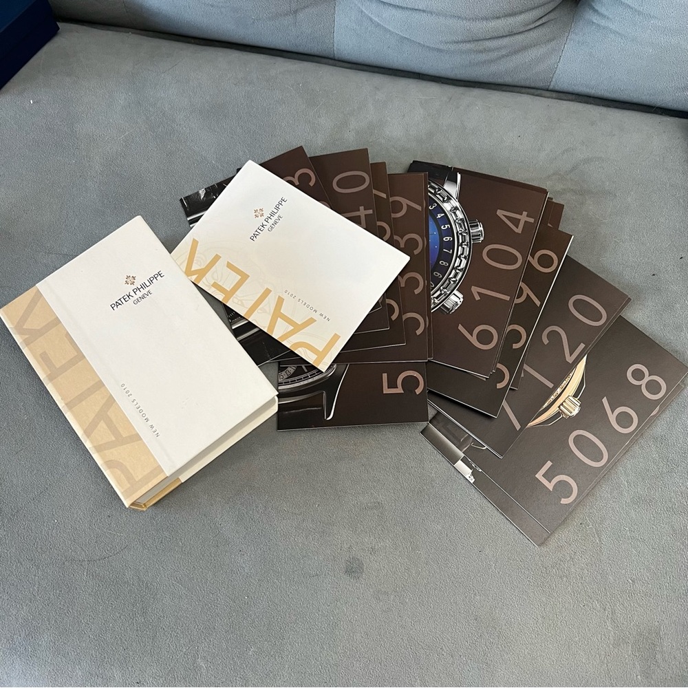 PATEK PHILIPPE New Models 2010 Set of 22 Cards 

6.30x4.5x1.5 inches